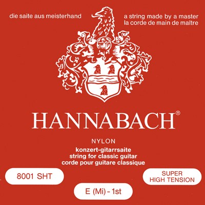 Hannabach 800SHT Red SILVER PLATED