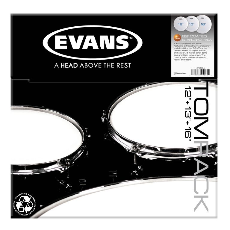 Детальная картинка товара Evans ETP-G2CTD-S G2 Coated Standard в магазине Музыкальная Тема