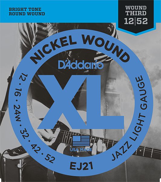 Детальная картинка товара D'Addario EJ21 XL NICKEL WOUND в магазине Музыкальная Тема