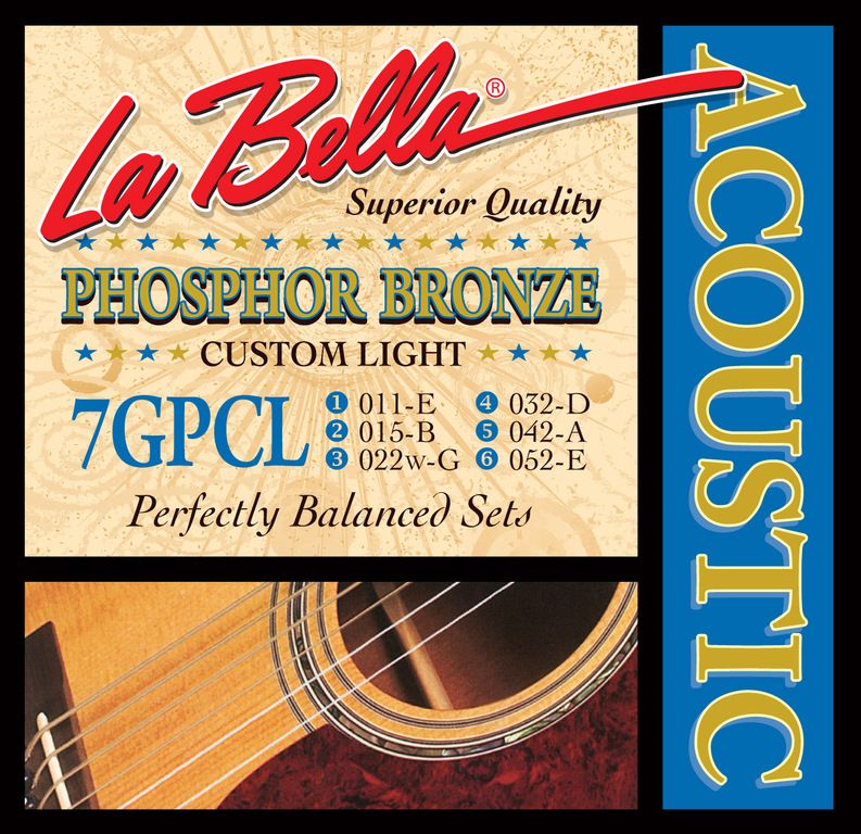 Детальная картинка товара La Bella 7GPCL Custom Light в магазине Музыкальная Тема
