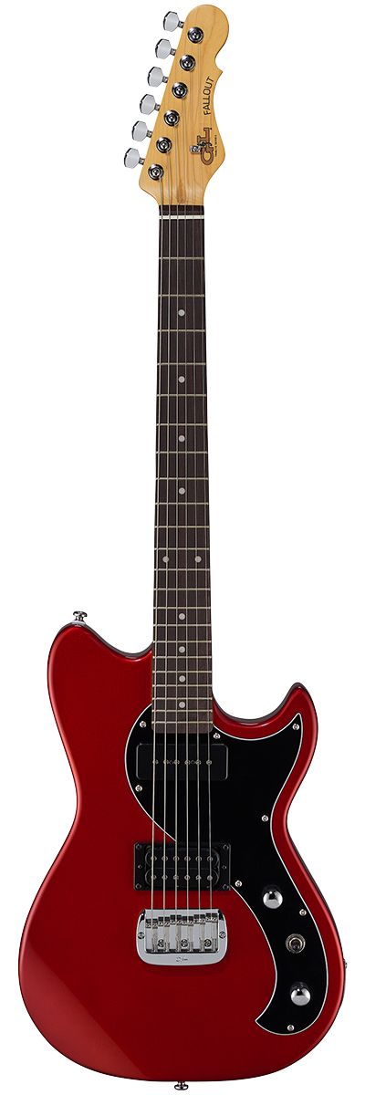 G&L Tribute Fallout Candy Apple Red RW Poplar