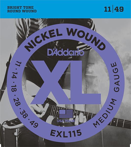 Детальная картинка товара D'Addario EXL115 XL NICKEL WOUND в магазине Музыкальная Тема