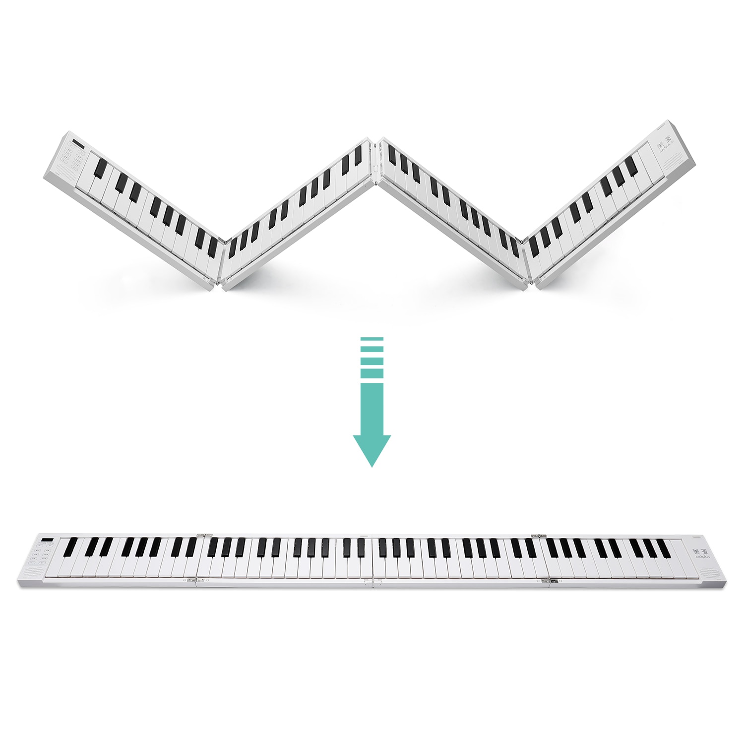 Детальная картинка товара Midiplus Folding piano 88 в магазине Музыкальная Тема