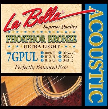 Детальная картинка товара La Bella 7GPUL Phosphor Bronze в магазине Музыкальная Тема