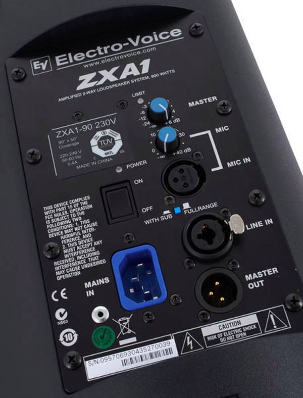 Детальная картинка товара Electro-Voice ZxA1-90B в магазине Музыкальная Тема