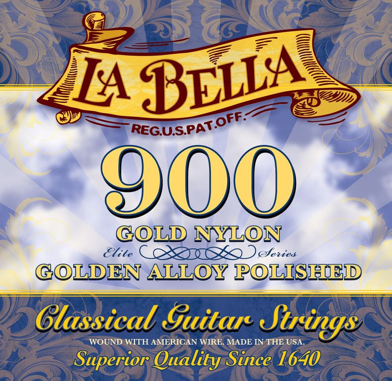 Детальная картинка товара La Bella 900 Golden Nylon в магазине Музыкальная Тема