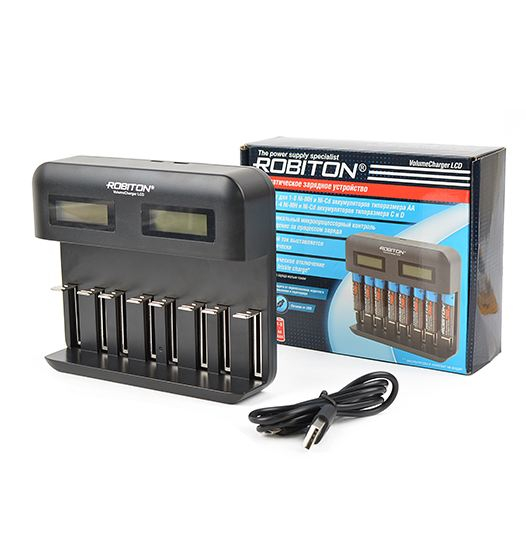 Robiton Volume Charger LCD