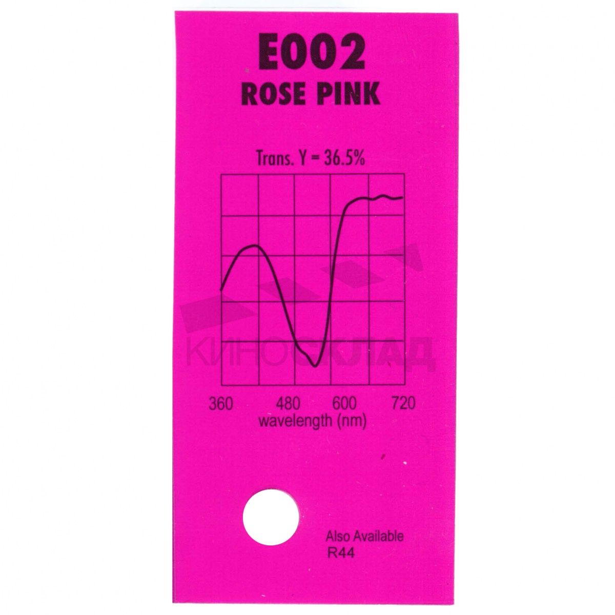 LEE Filters # 002 Rose Pink