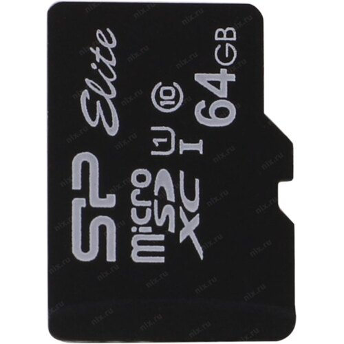Детальная картинка товара Silicon Power Elite microSDXC 64 ГБ [SP064GBSTXBU1V10SP] в магазине Музыкальная Тема