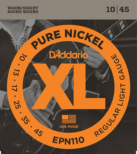 D'Addario EPN110 XL PURE NICKEL