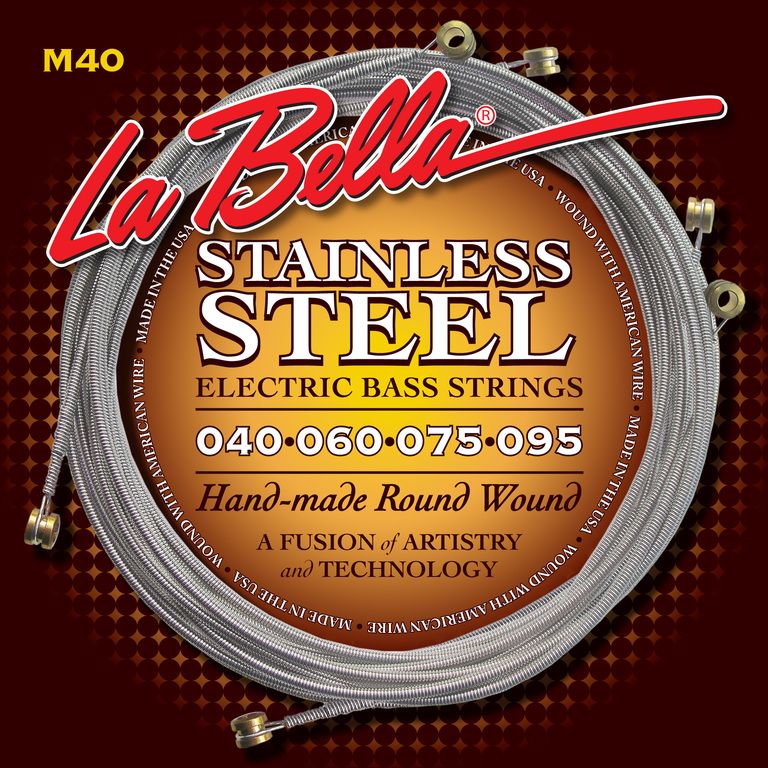 Детальная картинка товара La Bella M40 Hard Rockin' Steel в магазине Музыкальная Тема
