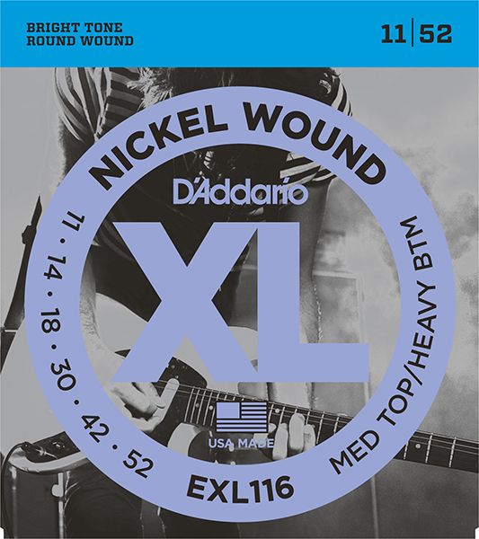 Детальная картинка товара D'Addario EXL116 XL NICKEL WOUND в магазине Музыкальная Тема