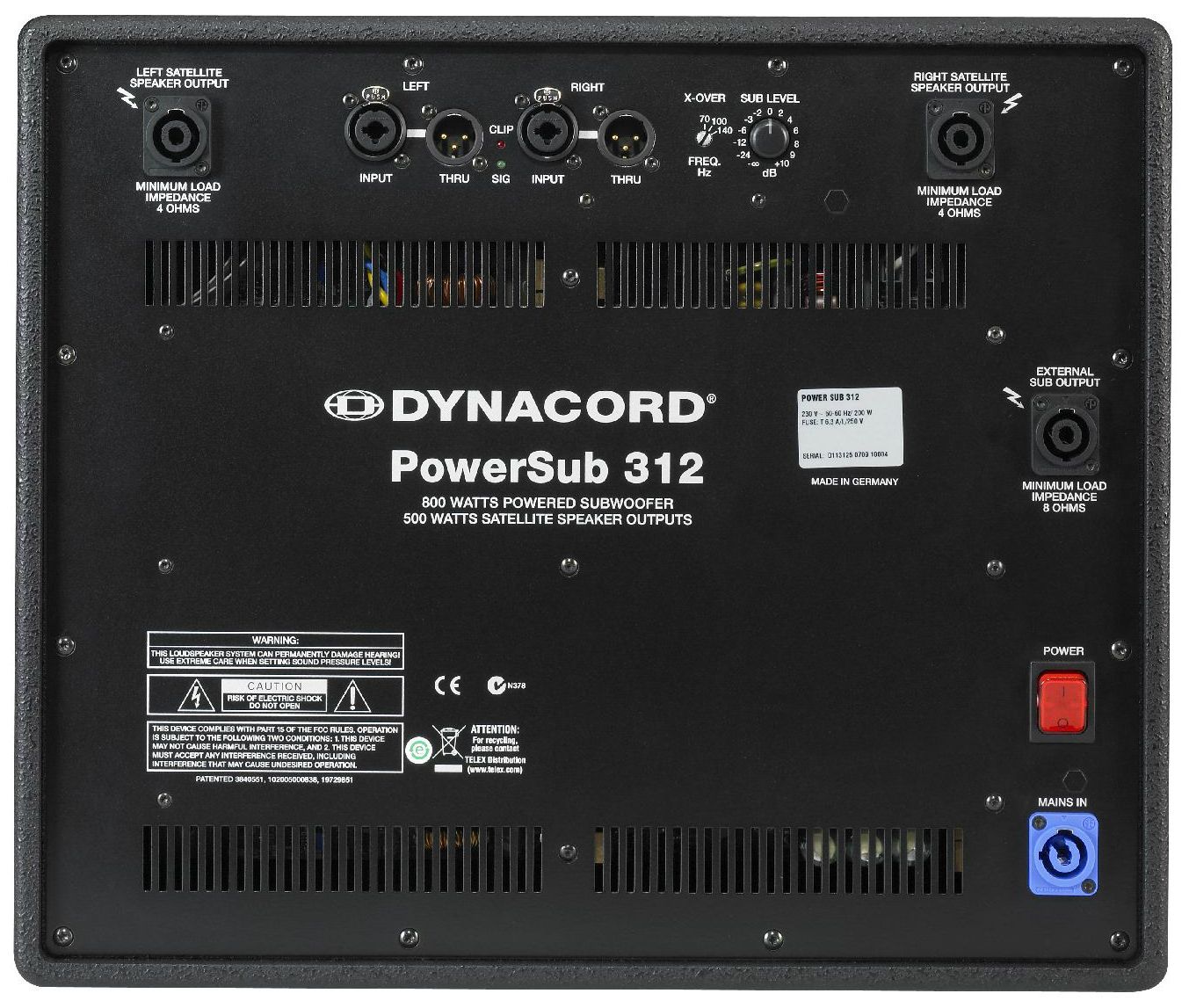 Детальная картинка товара DYNACORD PowerSub 312 в магазине Музыкальная Тема