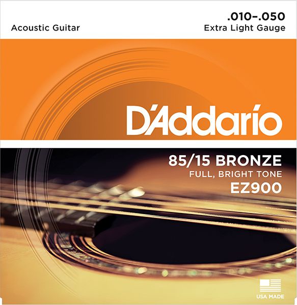 D'Addario EZ900 AMERICAN BRONZE 85/15