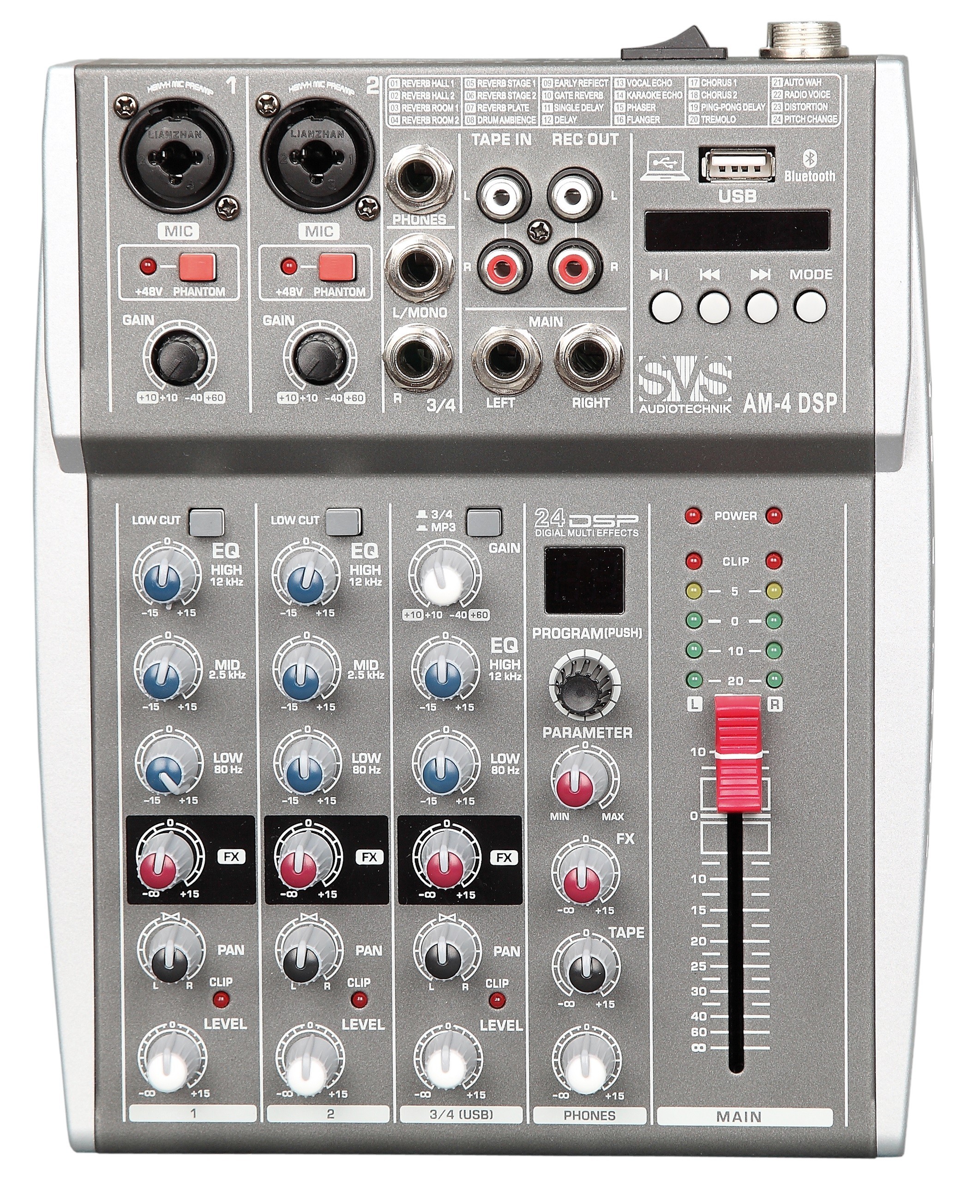 SVS Audiotechnik mixers AM-4 DSP
