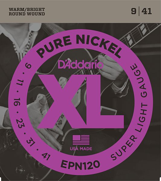 Детальная картинка товара D'Addario EPN120 XL PURE NICKEL в магазине Музыкальная Тема